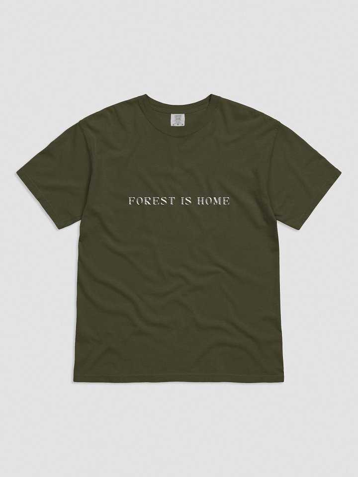 Embroidered Forest Is Home Unisex Tee product image (1)