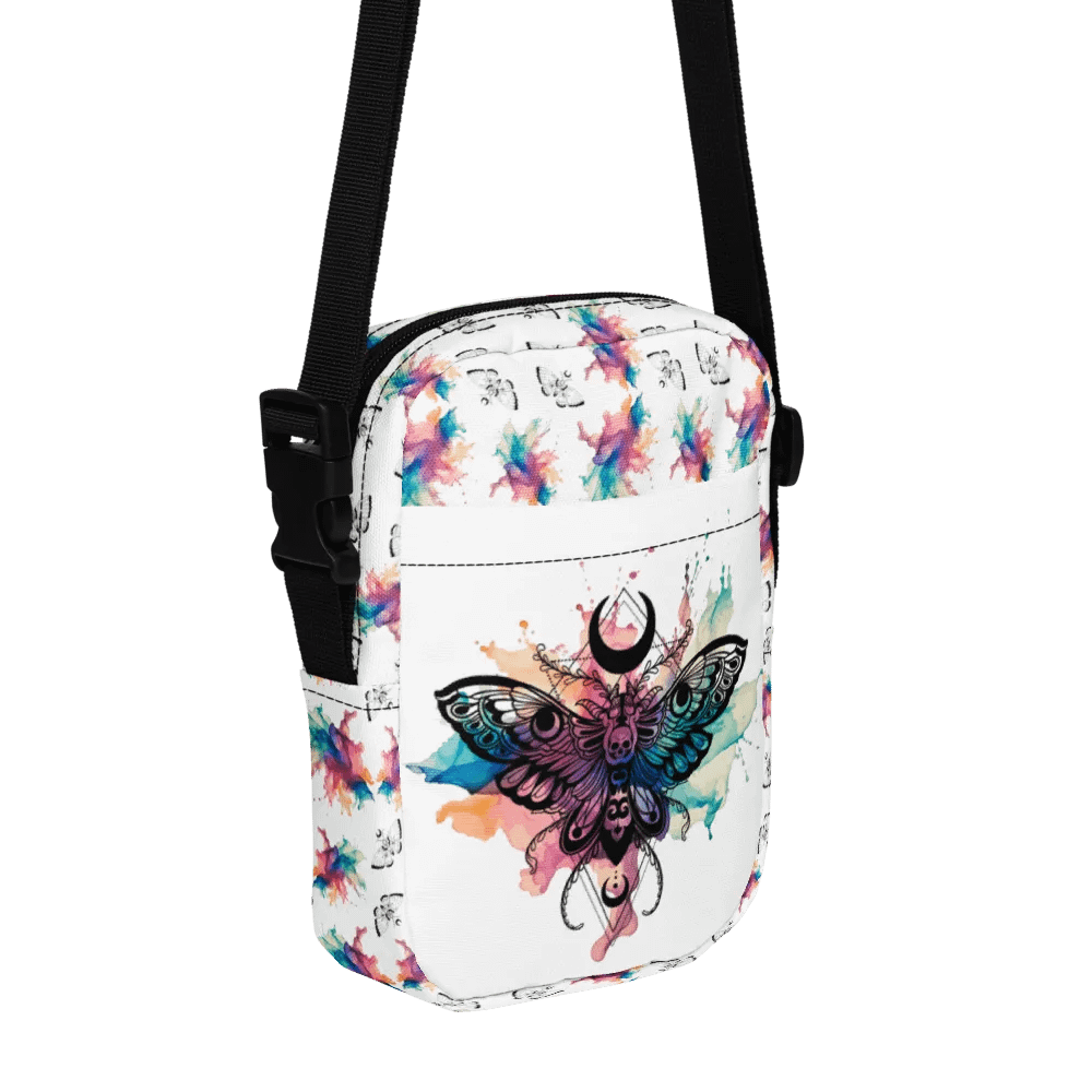Lunar Moth Ink Splash Crossbody Bag product image (5)