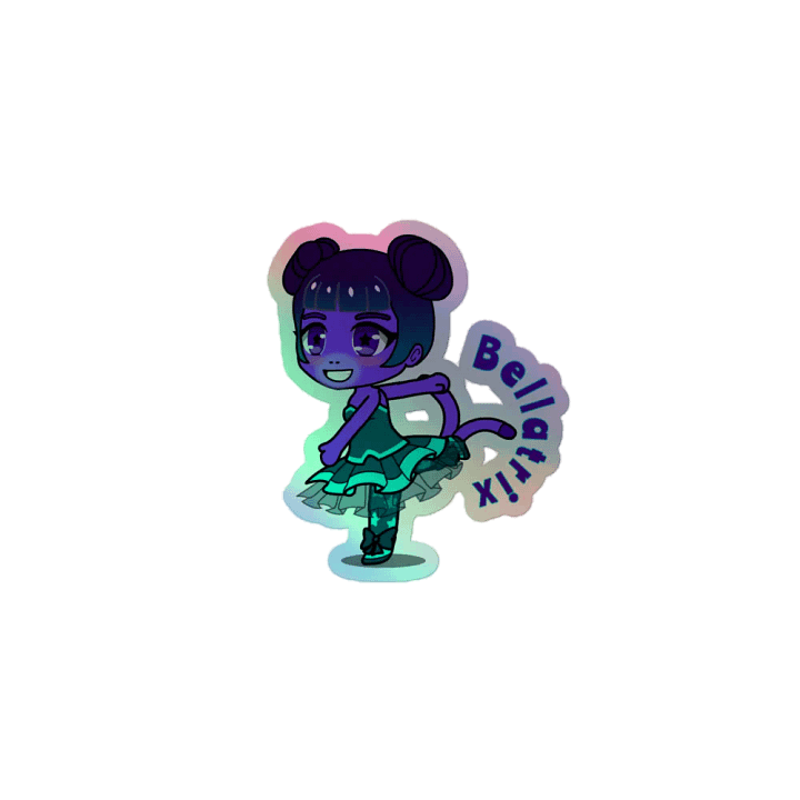 Bellatrix - Nebula Monkeys - rainbow sticker product image (1)
