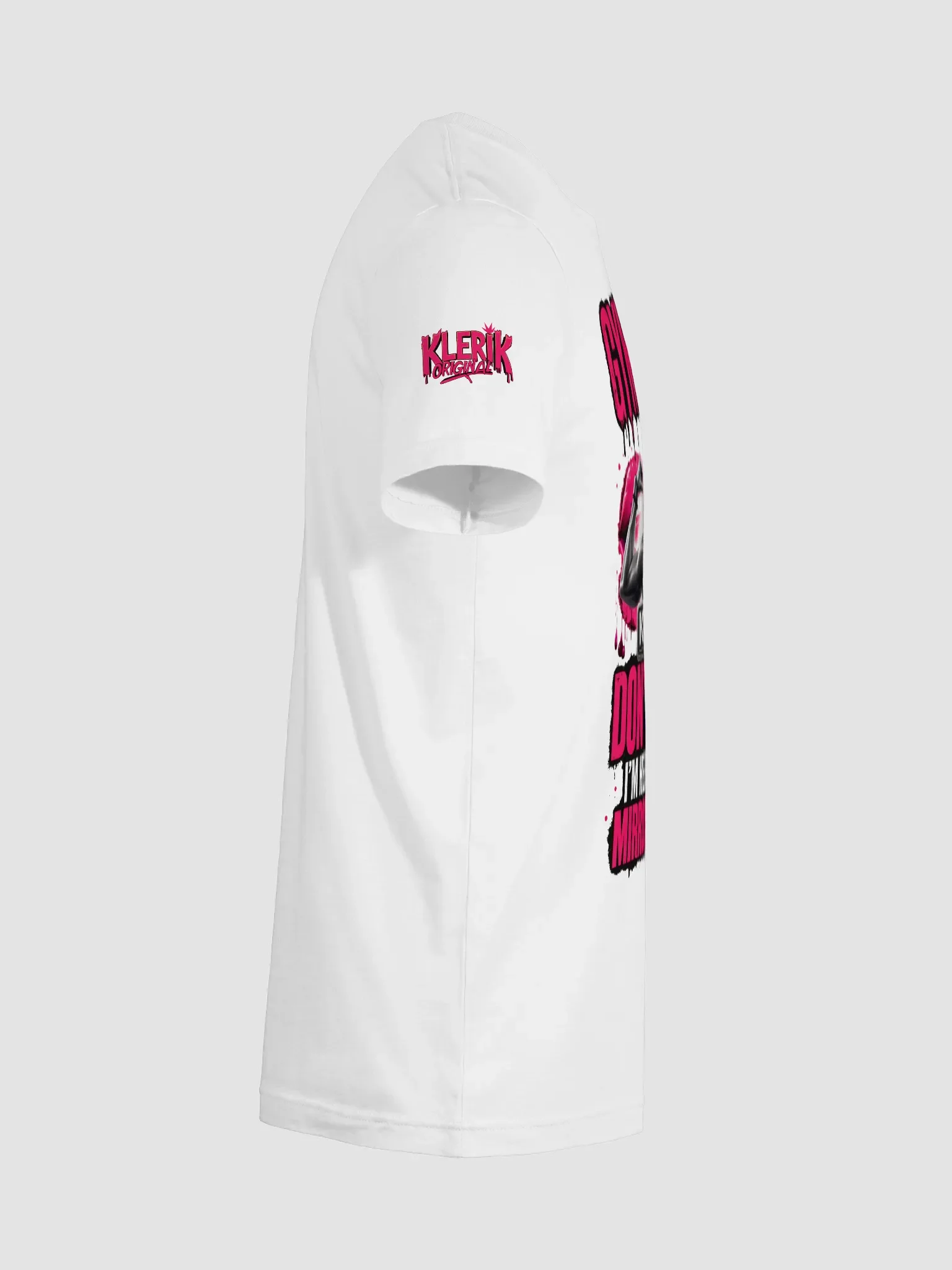 KLERIK ORIGINAL Crowned T-Shirt - GYM HAIR DON'T CARE I'M HERE FOR THE MIRROR SELFIES product image (132)