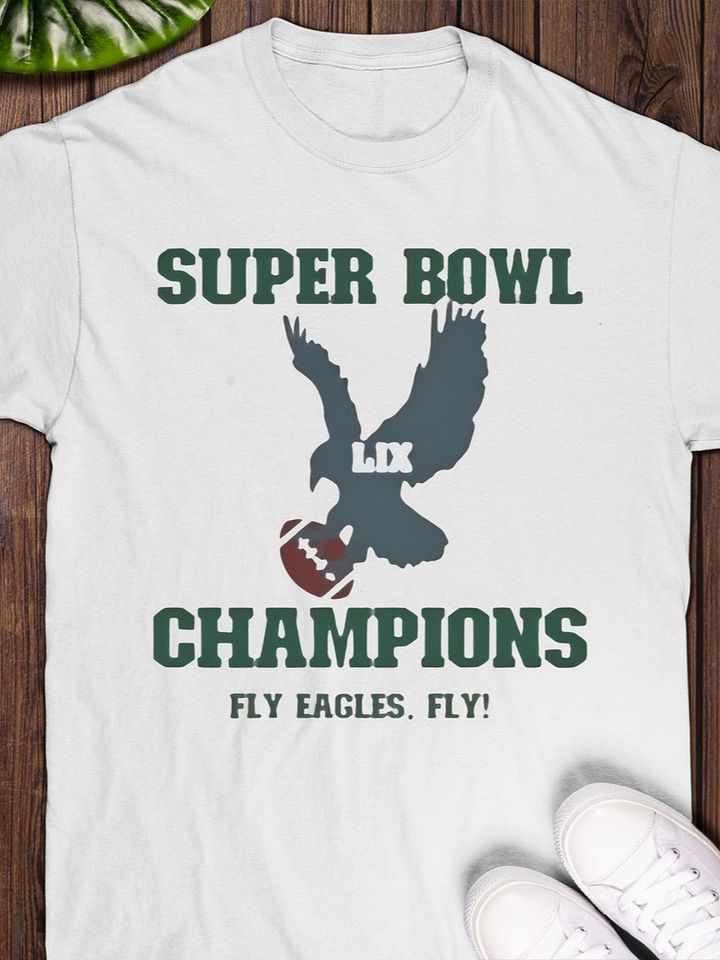Eagles Fly Super Bowl Champions 2025 T-Shirt Unisex product image (1)