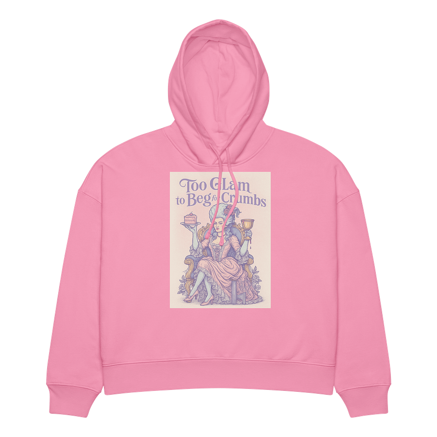💖 Too Glam to Beg for Crumbs – Cozy Pink Statement Sweater product image (3)