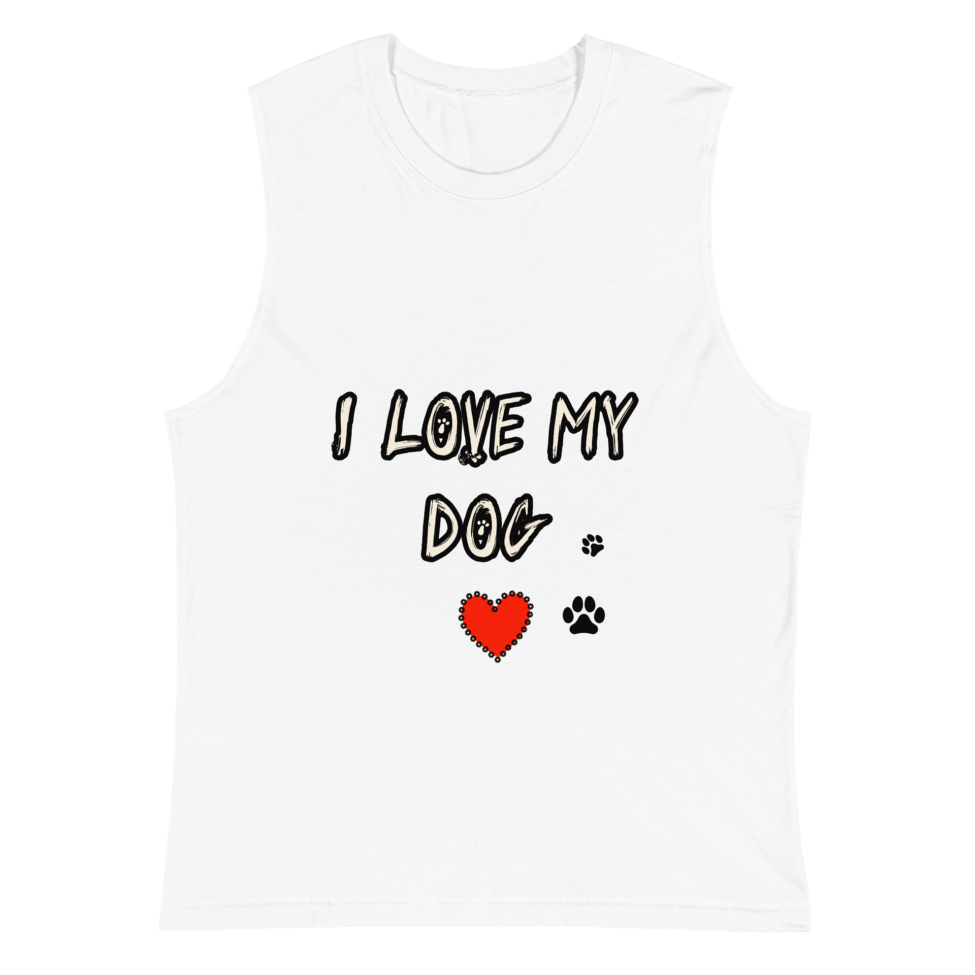 Paw-some Love Muscle Tank product image (2)