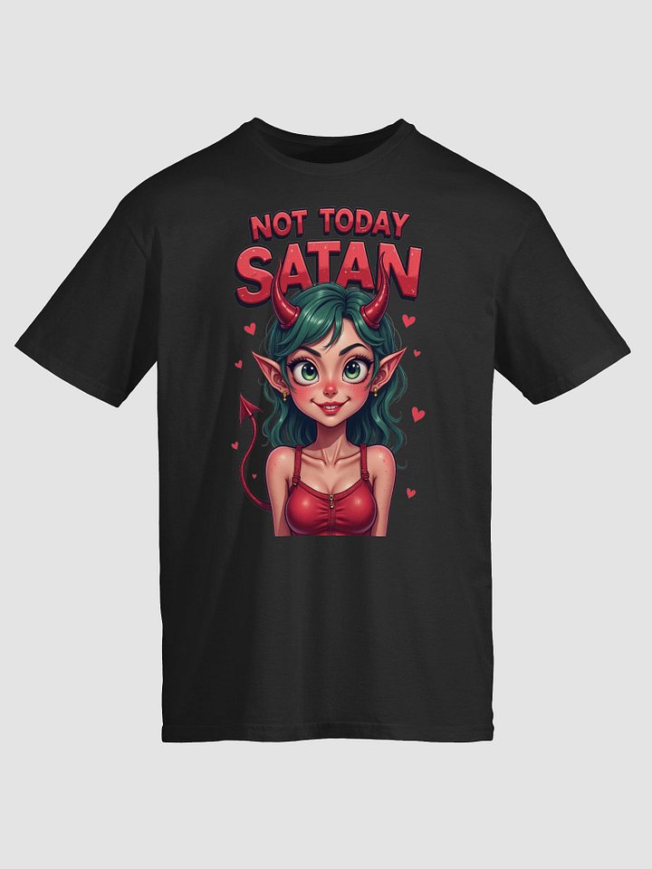 Not Today Satan Illustrated T-Shirt product image (2)