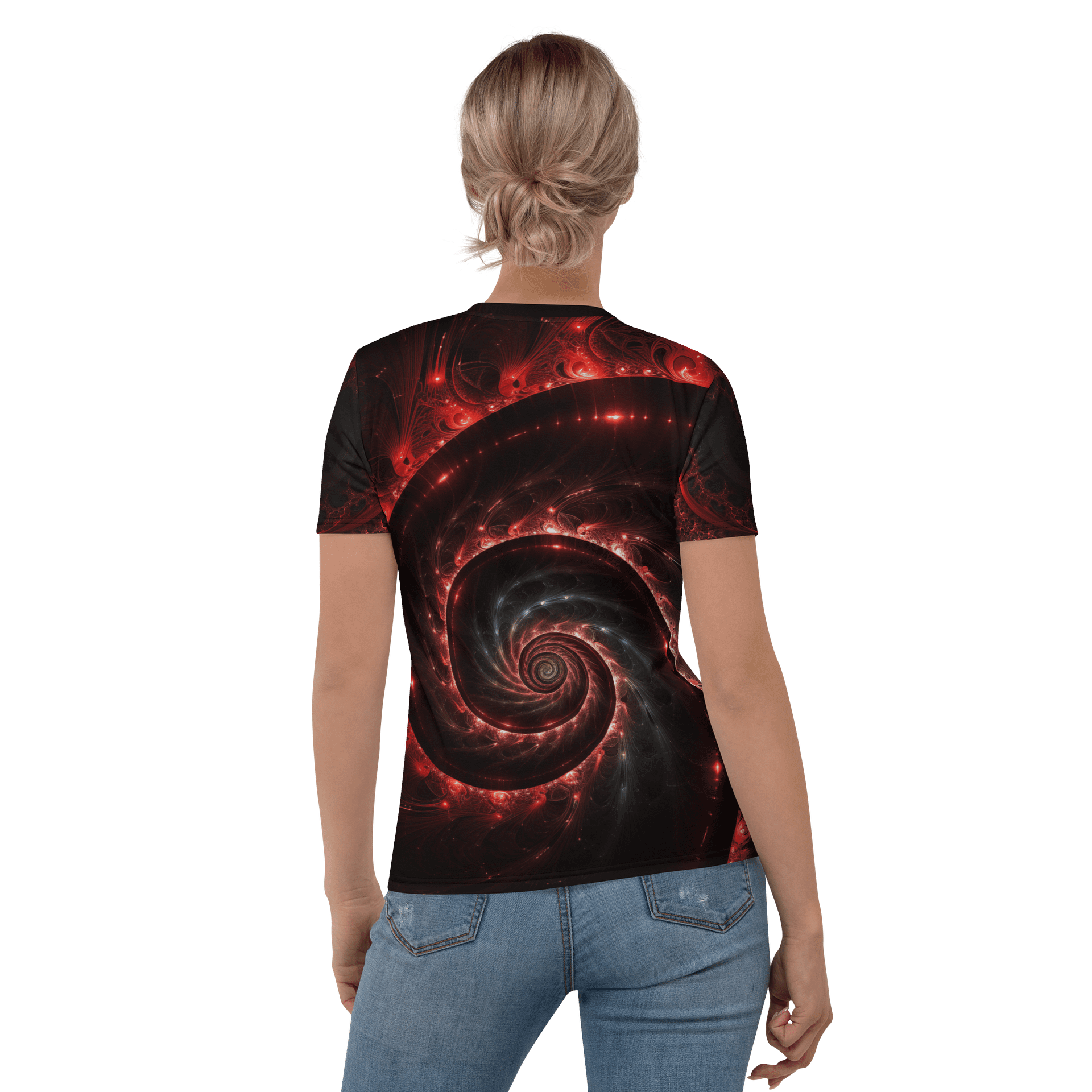 Gothic BASS Fractal Fitted T-Shirt product image (3)