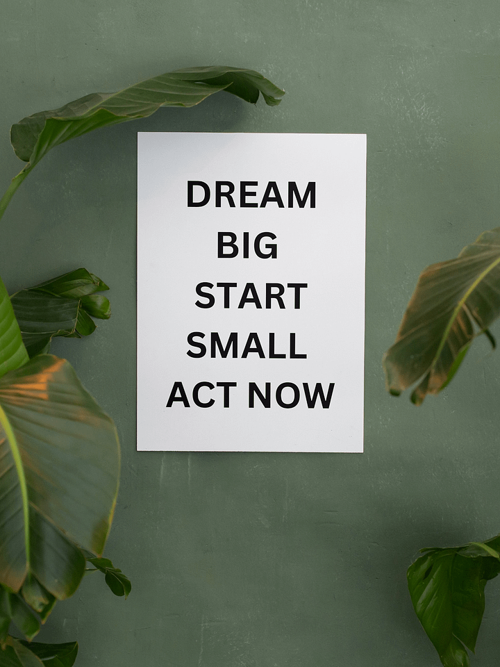Productivity Quote Posters" Dream Big product image (1)