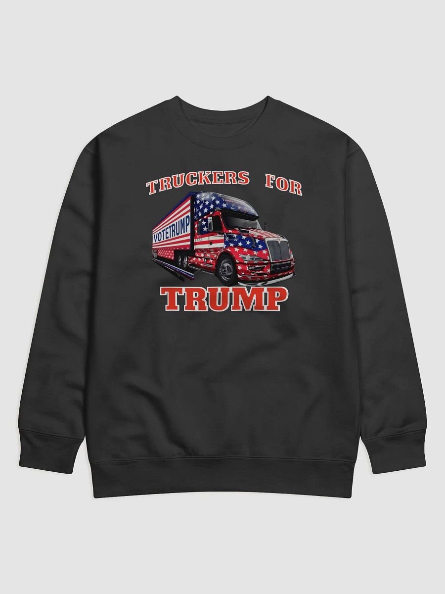 Patriotic Truckers Support Sweatshirt product image (1)