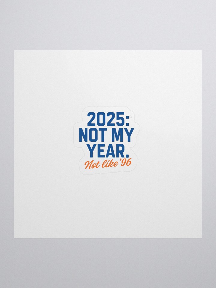 2025: Not My Year Stickers product image (1)