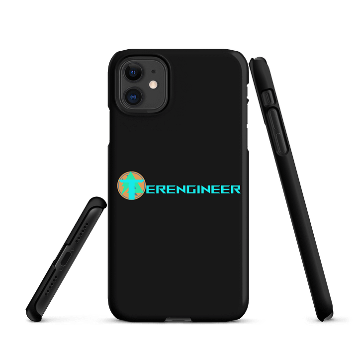 Terengineer Font Snap iPhone Case (Black) product image (1)