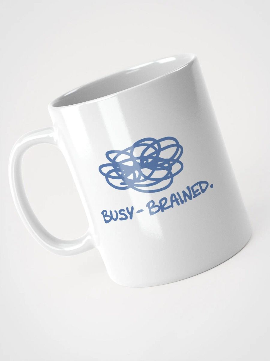 BUSY-BRAINED (teal design) mug product image (5)