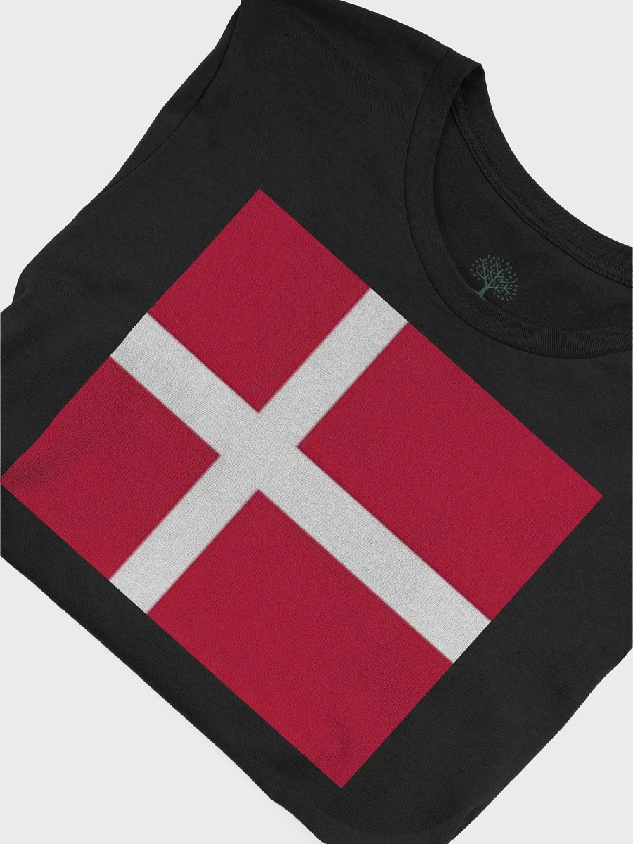 Exclusive Unisex Denmark Flag Graphic Tee by Graphic Grove - Supersoft Cotton product image (7)