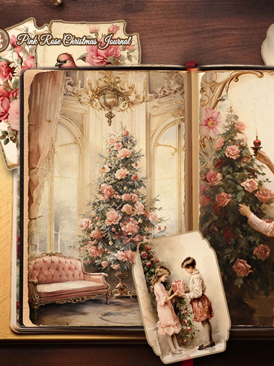 Pink Rose Christmas Journal + Add-on Jumbo Collection product image (8)