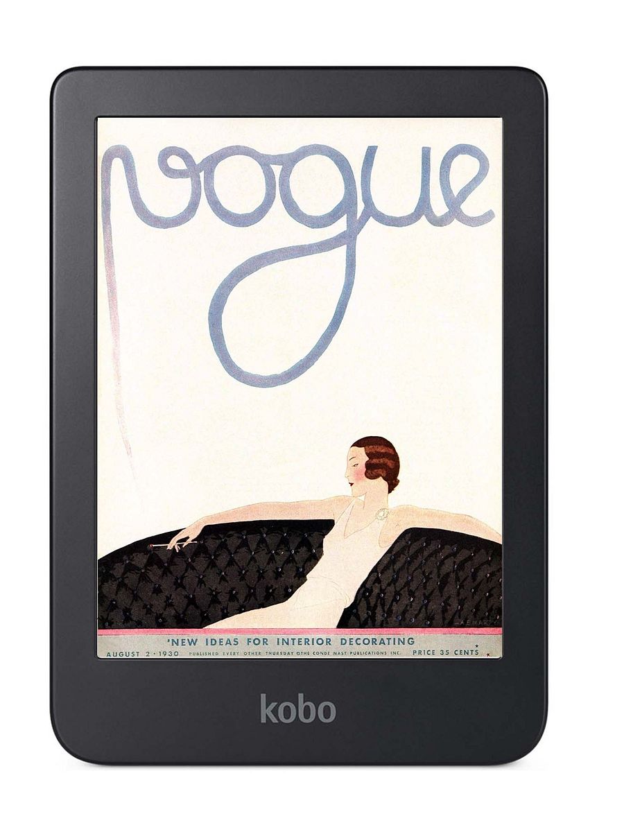 eReader Kobo Colour Screensaver Lock Screen for Kobo Libra Clara Vintage Vogue Art 1920s Flapper Bookish Booktok Book Lover Gift Background product image (6)