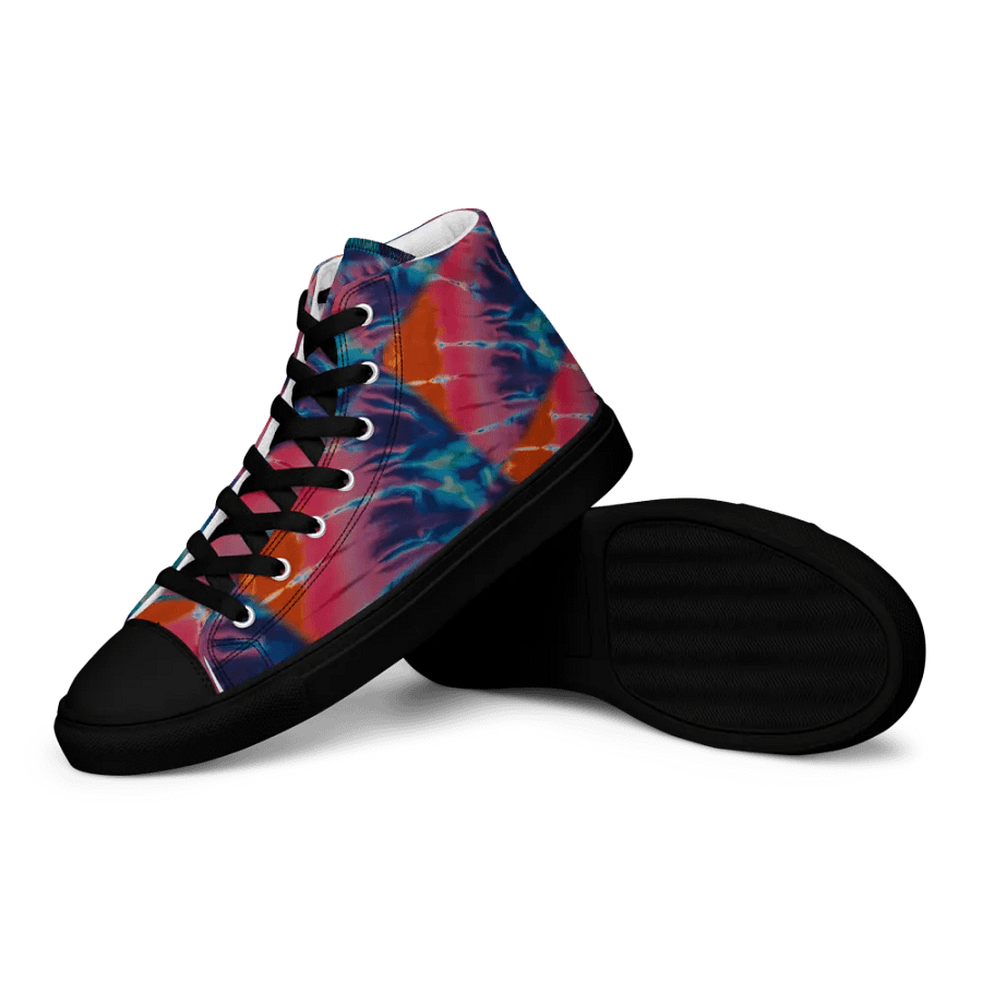 Tie-Dye High Top Canvas Shoes product image (12)