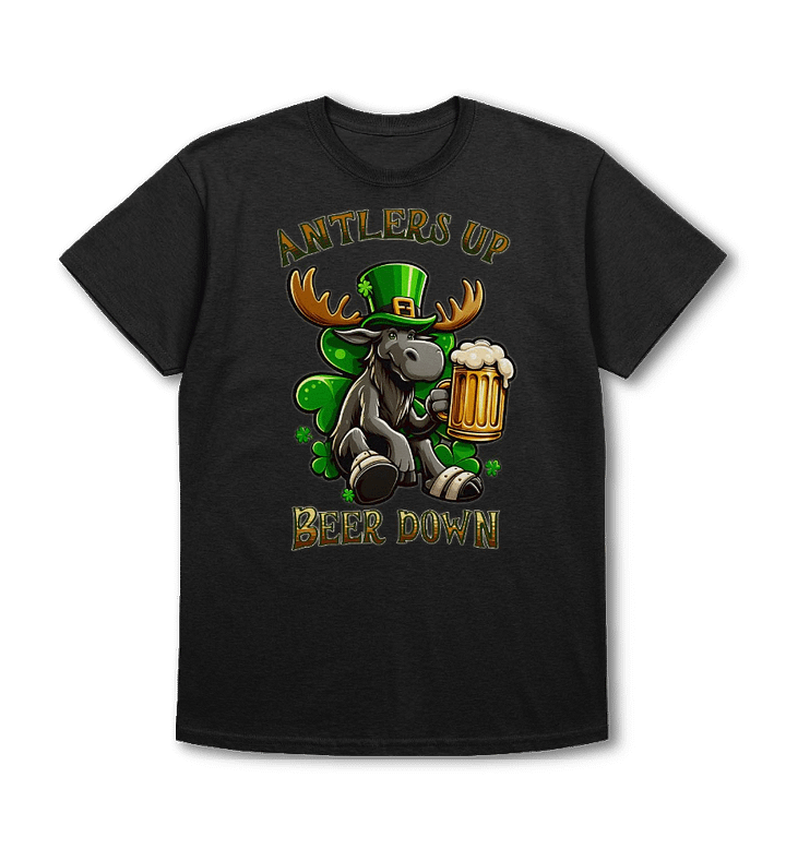 St-Patrick's Day Cool Moose T-shirt product image (1)