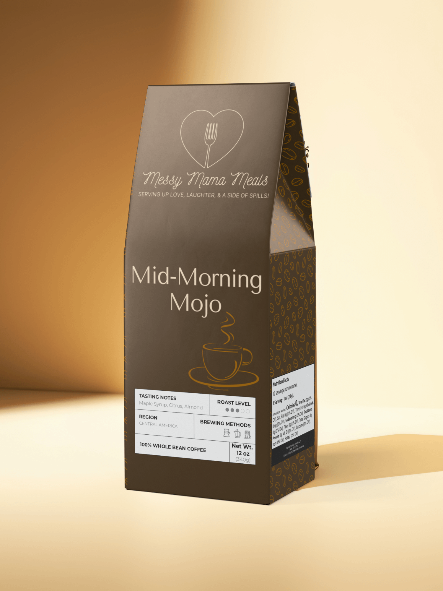 Mid-Morning Mojo Medium Roast Coffee - 12oz Whole Bean or Ground Coffee product image (1)