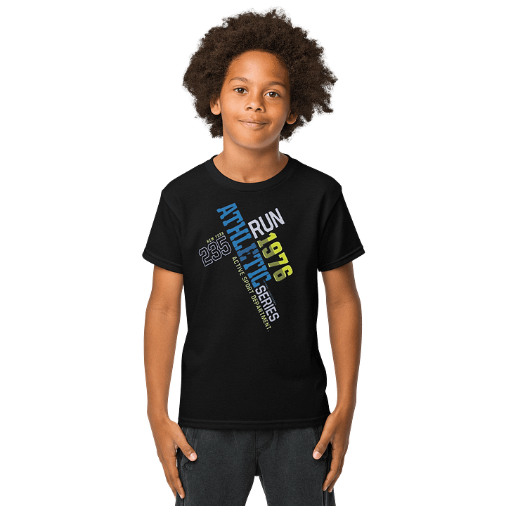 Kids T-Shirt Athletic Run Graphic product image (1)