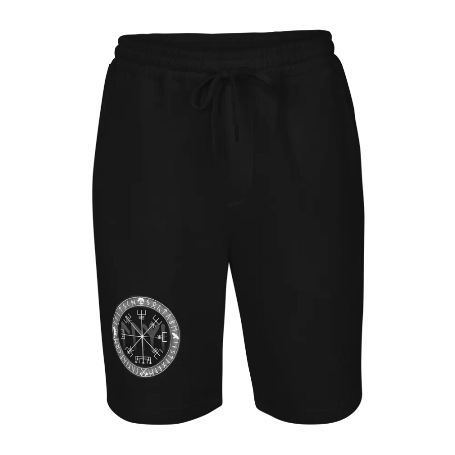 Nordische Runen | Weisser Vegvísir | Fleece Shorts product image (9)