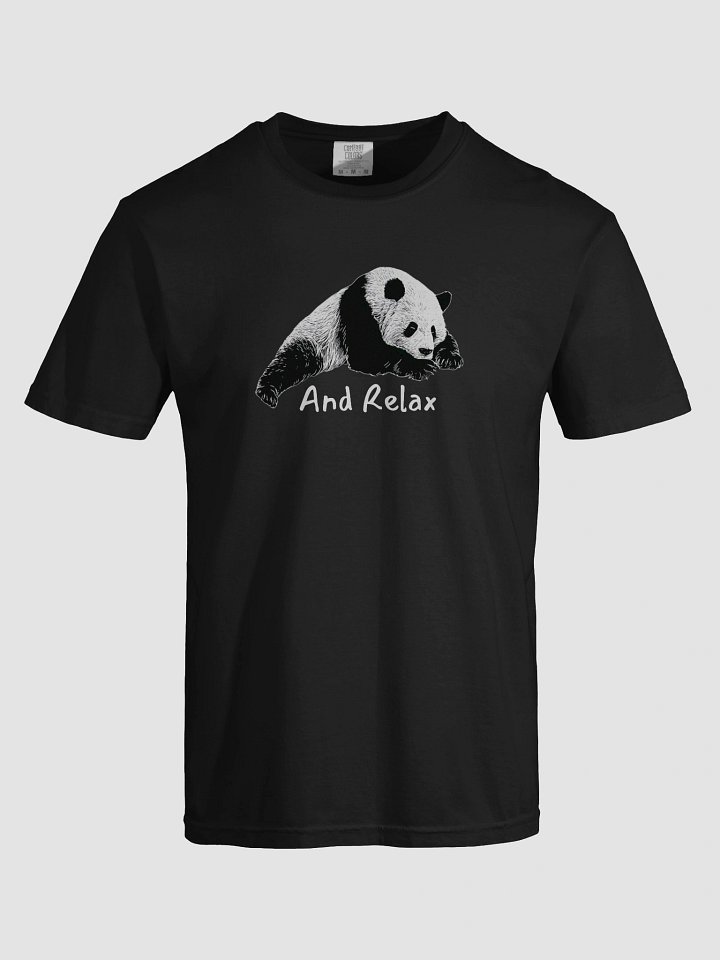 And Relax – Chilled Panda Nature Tee - Large image design product image (1)