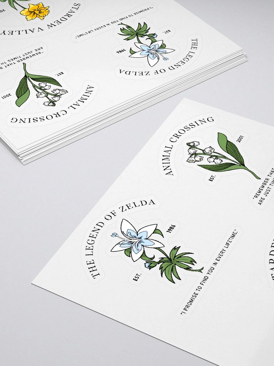 Video Game Flowers | Stickers product image (4)
