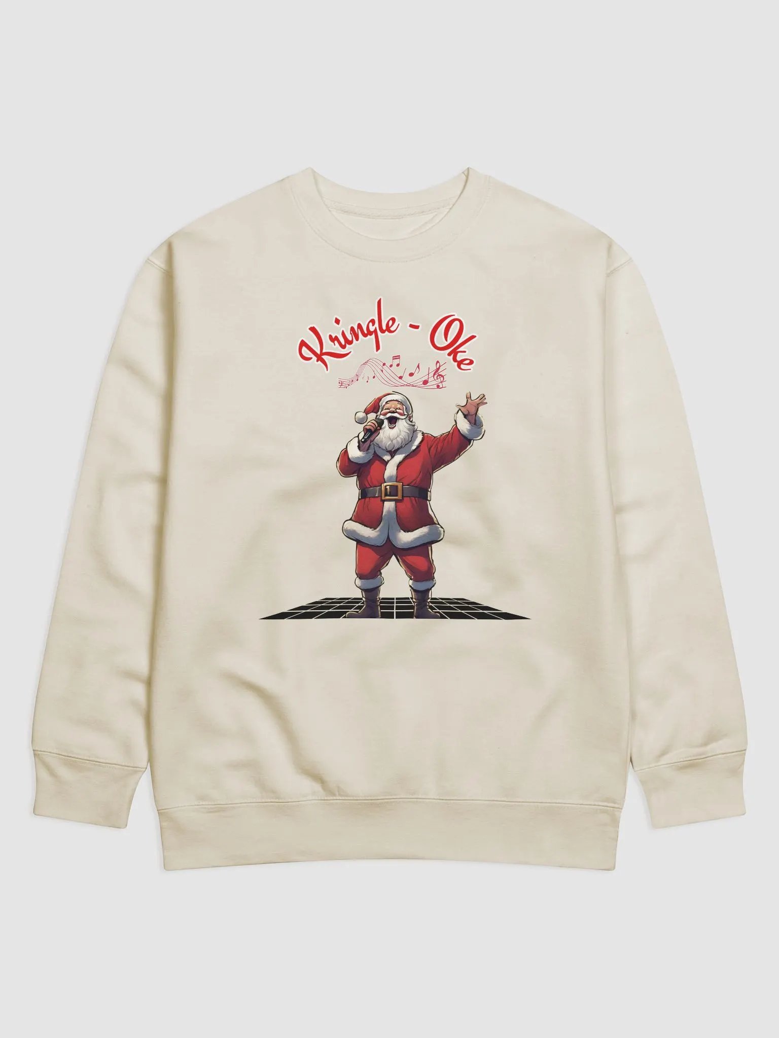 Kringle - Oke, Karaoke Singing Santa - Christmas Sweatshirt product image (6)