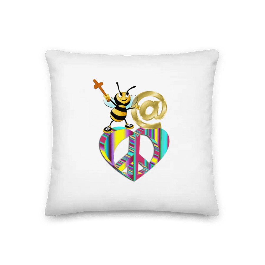 Bee at Peace Premium Pillow product image (1)