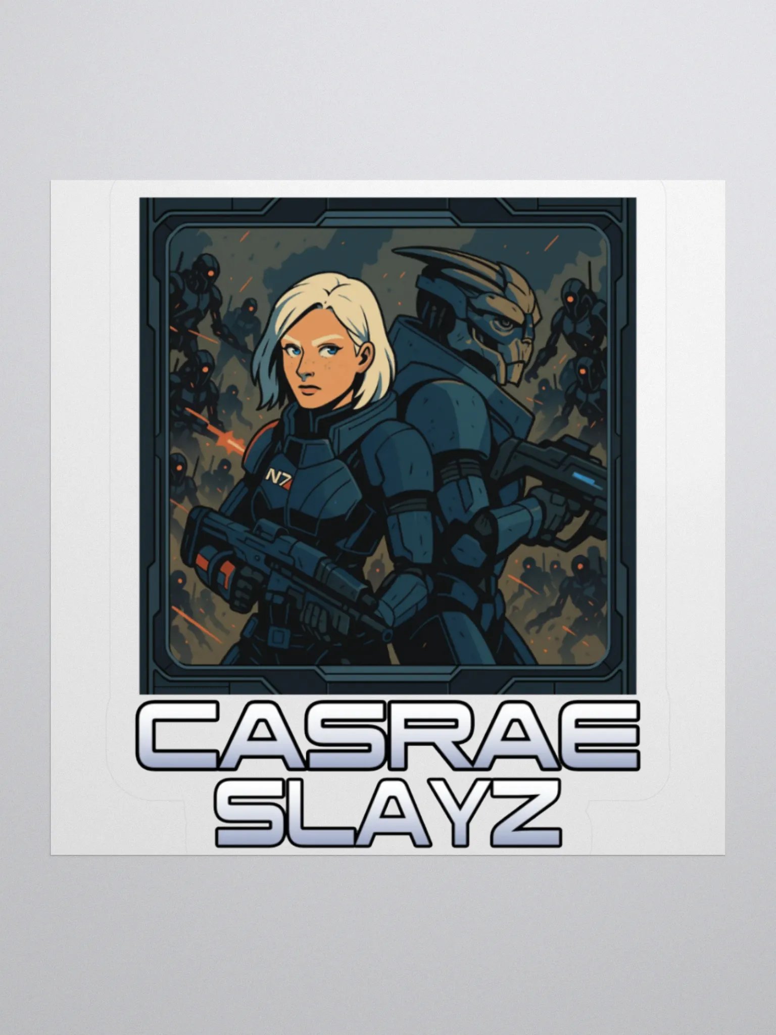 CasRae Mass Effect Garrus Sticker product image (1)