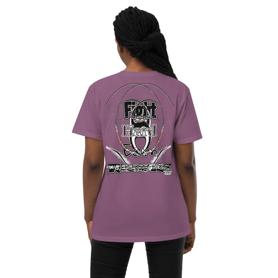 Fight Hard Earn Respect - Unisex Garment-Dyed Pocket T-Shirt product image (4)