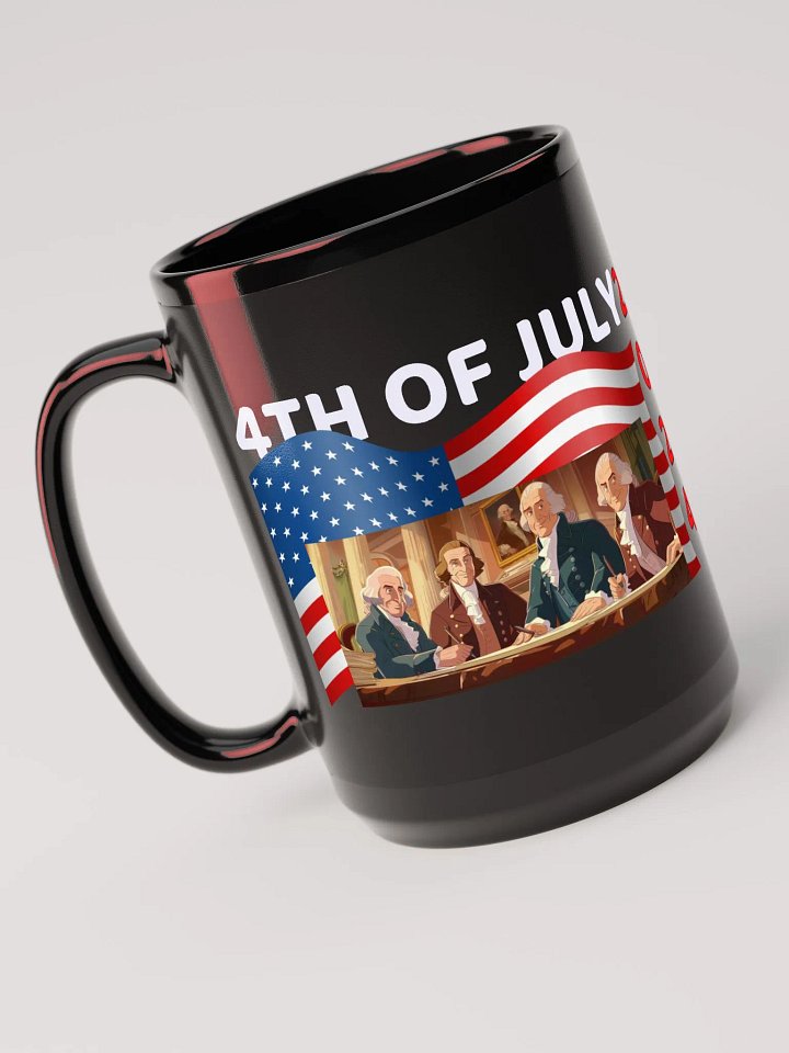 2024 4TH OF JULY WHITE LETTERS MUG product image (1)