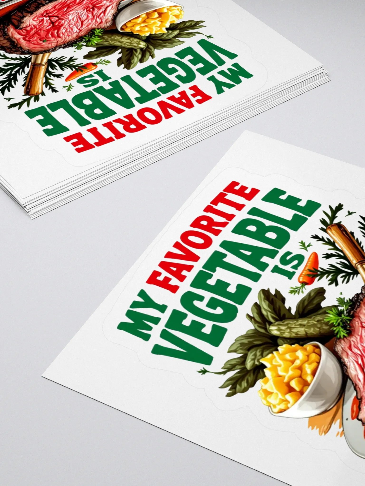 Prime Rib Love Kiss Cut Stickers product image (12)