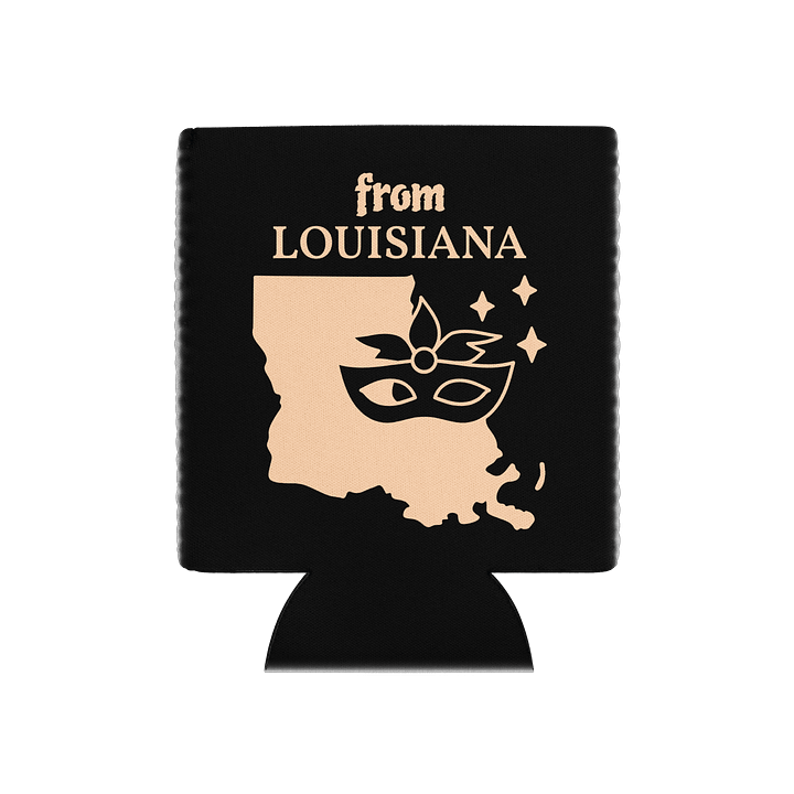 Sassy Louisiana Stylized Can Cooler product image (1)