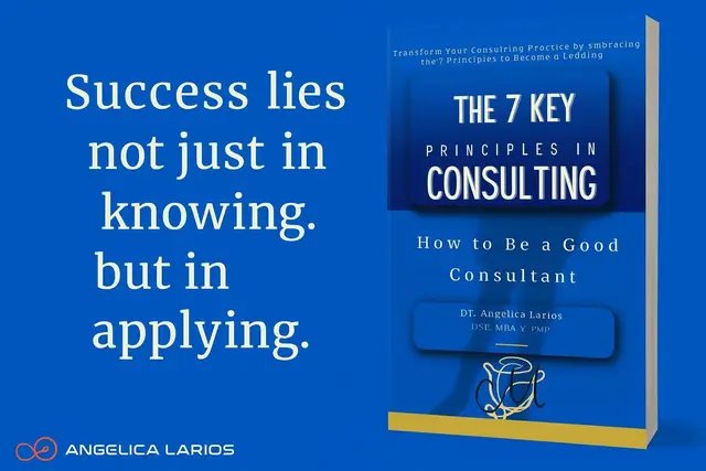 Success in consulting isn’t about knowing everything — it’s about applying a proven method that delivers results. In The 7 Key Principles in Consulting, I share the essential framework that helps consultants structure their work, build trust, and provide measurable value to clients. 💡 From diagnosis to execution, learn how to transform your expertise into consistent success. 📘 Available now on Amazon: https://a.co/d/209zWBJ?utm_source=facebook&utm_medium=organic&utm_campaign=book_7keyprinciples&utm_content=post_inspirational #Consulting #Leadership #ProfessionalDevelopment #BusinessBooks #AngélicaLarios 
