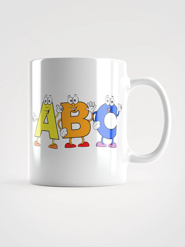 ABC White Glossy Mug product image (1)