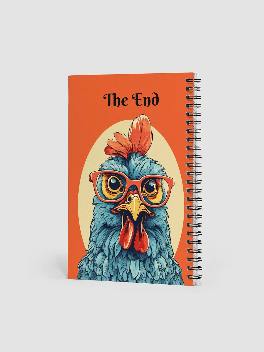 Fowl Stories Chicken with Glasses Spiral Notebook product image (7)