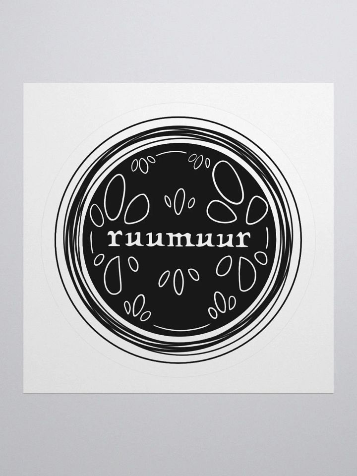 Ruumuur "Timeless" Sticker Logo - Dark Grey product image (1)