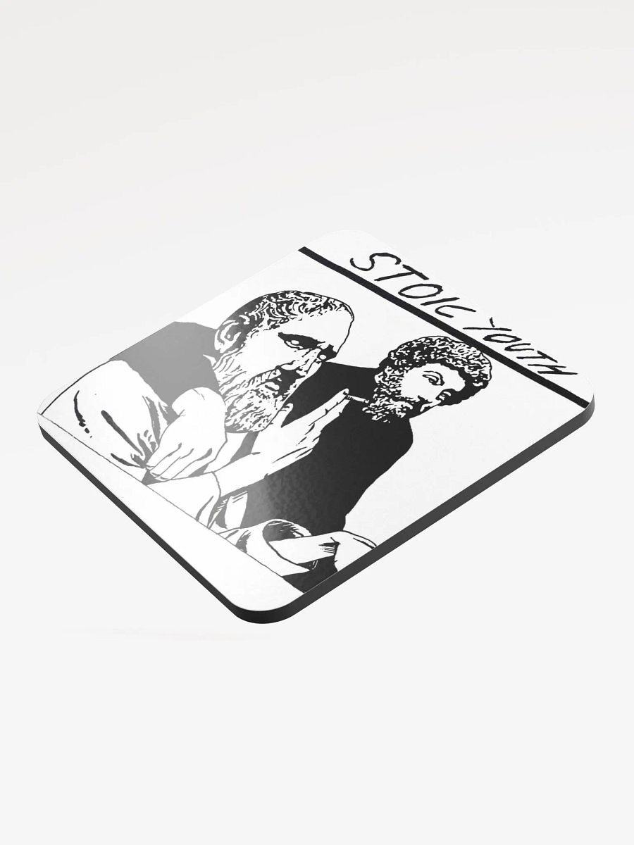 Stoic Youth Glossed Cork Coaster product image (3)