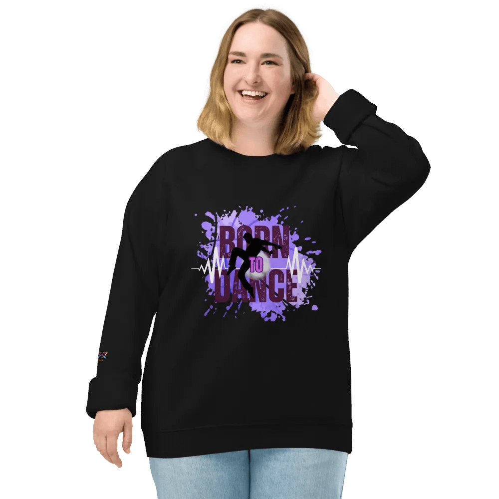 Energize Born to Dance His Silhouette Organic Sweatshirt product image (5)
