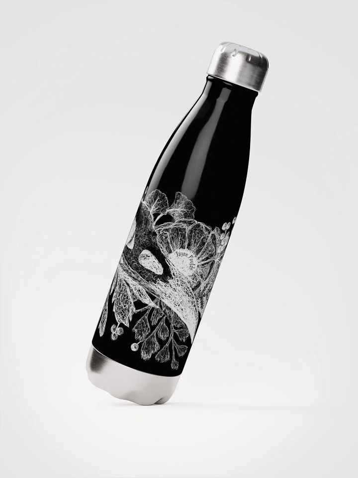 Raven Skull Stainless Steel Water Bottle product image (2)