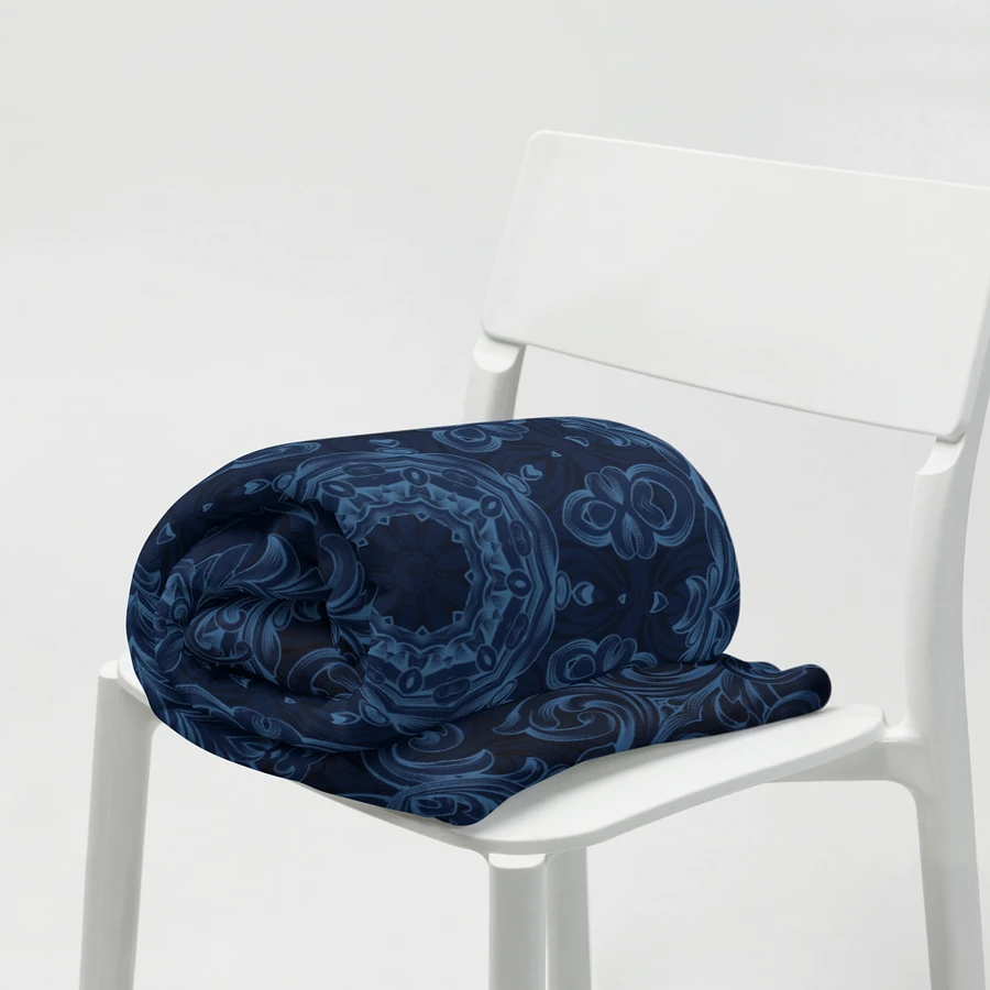 Blue Kaleidoscope Throw Blanket product image (19)