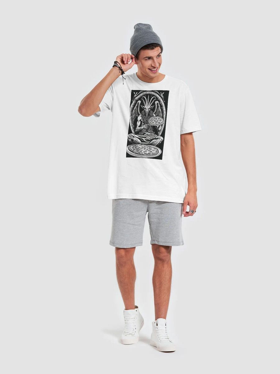 Devil's Pizza Party Unisex Tee + Backprint product image (7)