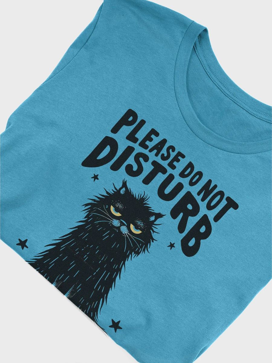 Please Don't Bother Me Cat T-Shirt – A Statement of Feline Sass product image (5)