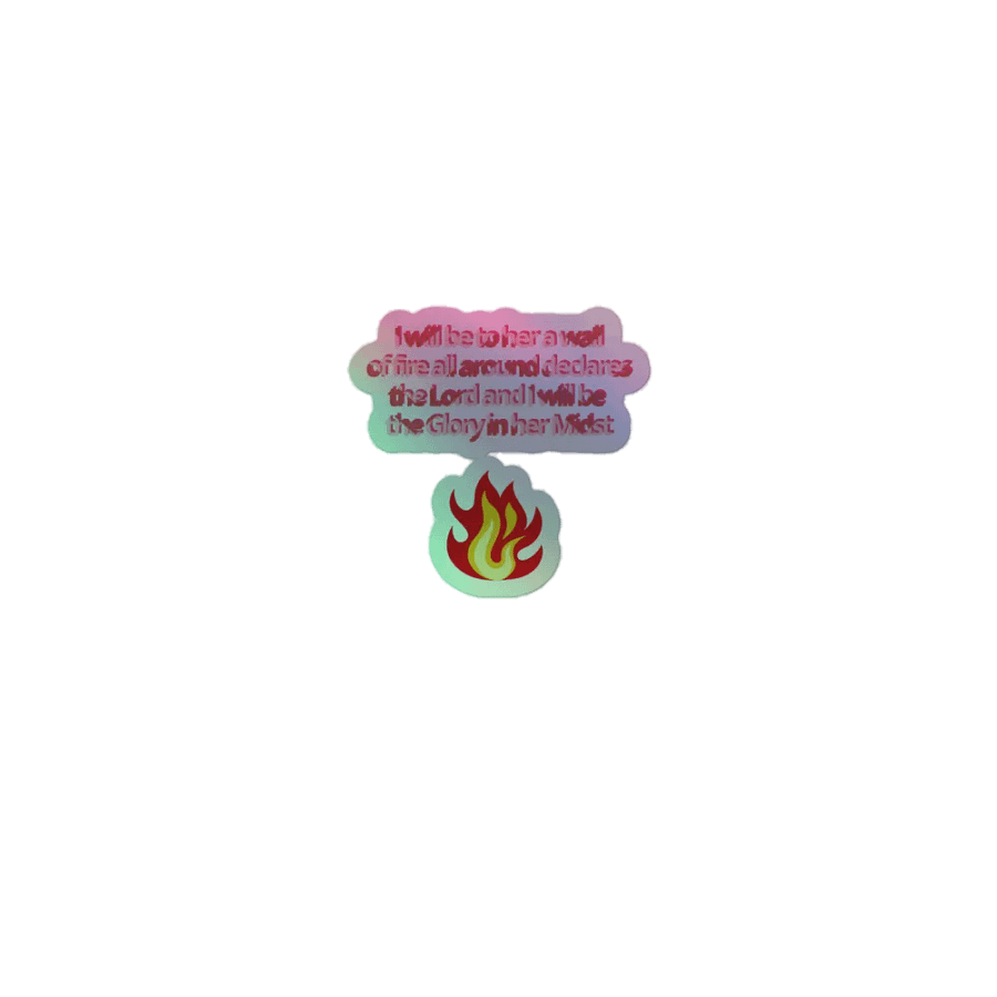 Divine Fire Holographic Sticker Sheet product image (1)
