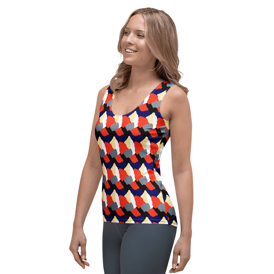 Vibrant Red Oksi All-Over Tank product image (3)