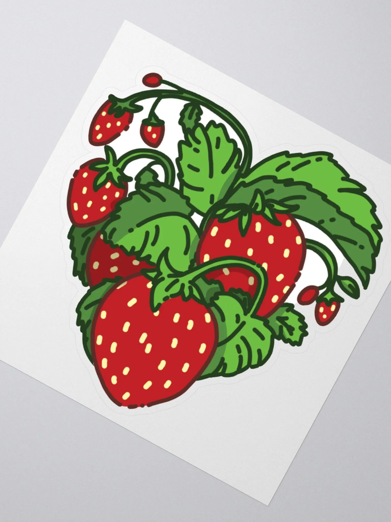 Strawberry Heart Sticker product image (2)