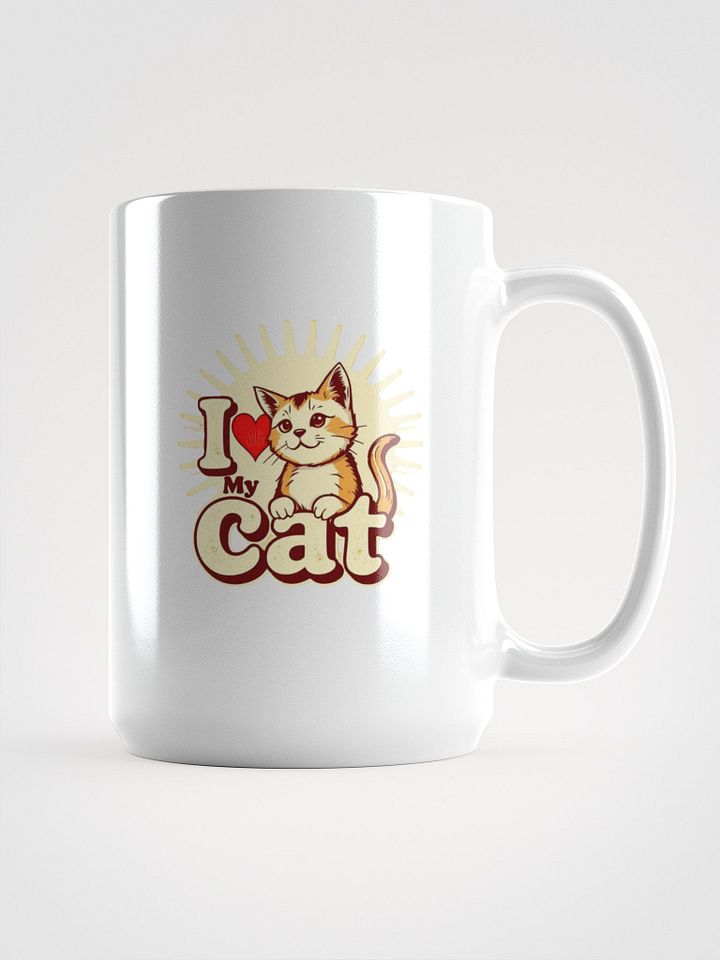 Cat White Glossy Mug product image (1)