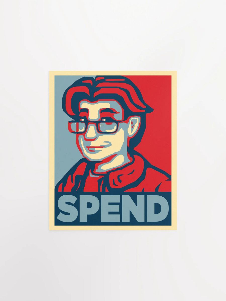 SPEND Poster - Shop Local at Pierre's Seed Shop product image (1)