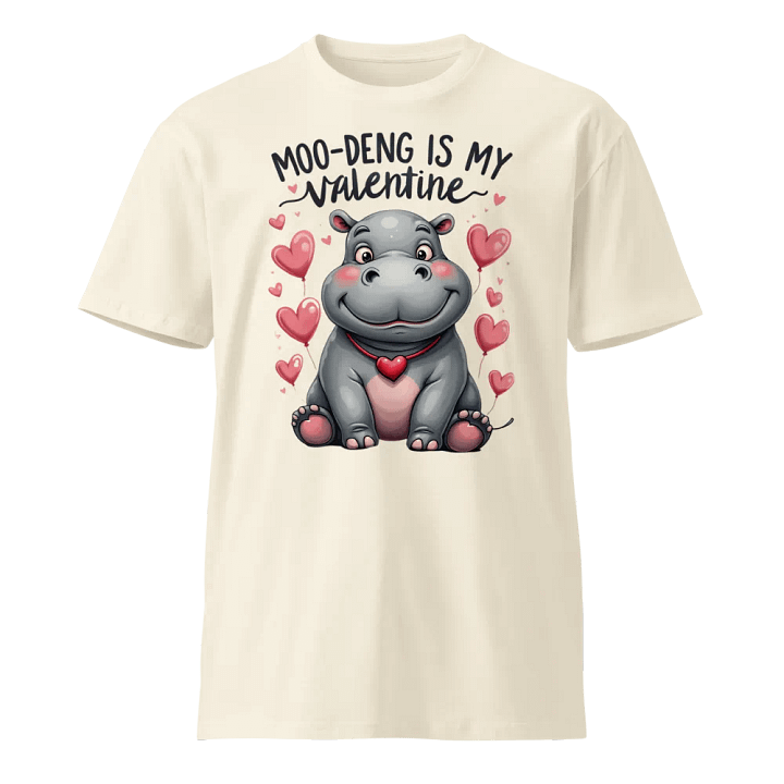 Moo-Deng is My Valentine T-Shirt product image (1)