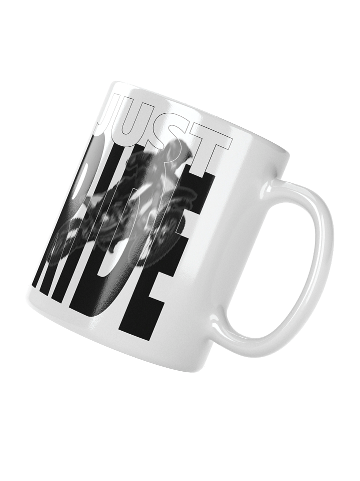 Just Ride | White Glossy Mug product image (4)