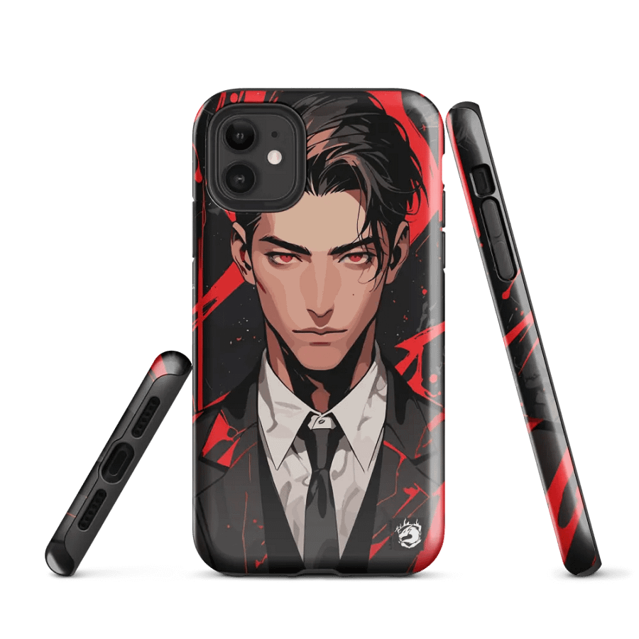 Marble Red Man iPhone® Tough Case product image (1)