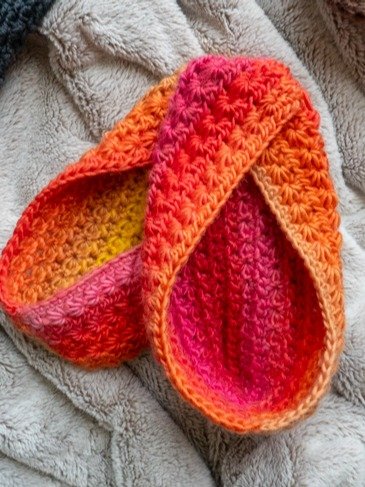 Star Slippers Folded Slipper Crochet Pattern product image (2)